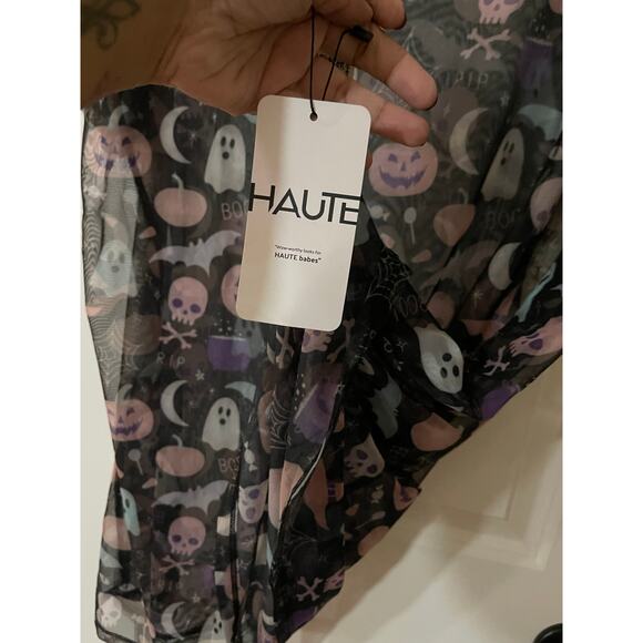 Halloween Print Mesh Top NWOT 3X - Picture 6 of 6